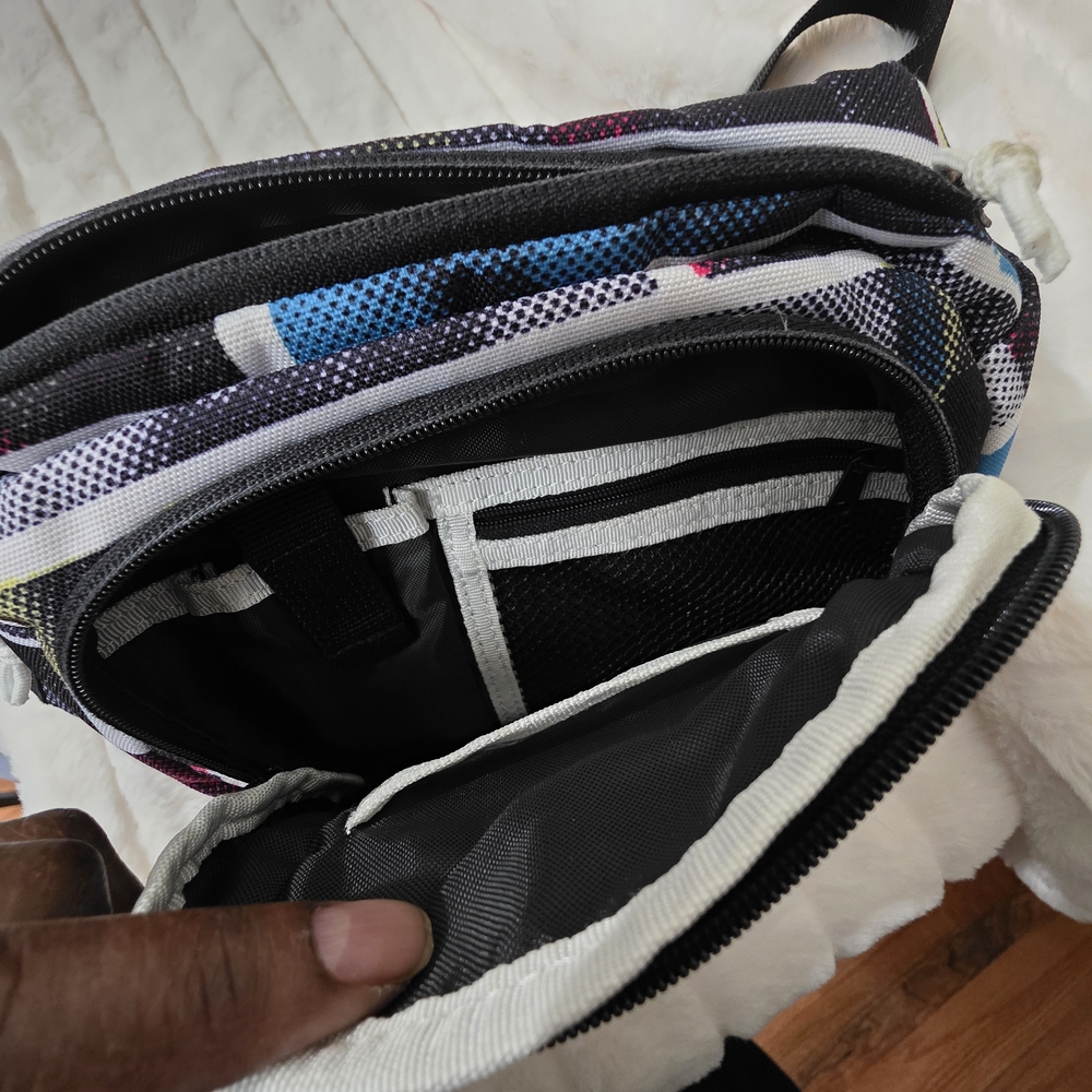 Quick Silver Multicolor Geometric Patterned Belt … - image 4